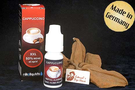 Niko Liquids E-Zigarette "Rot" Cappuccino 15ml